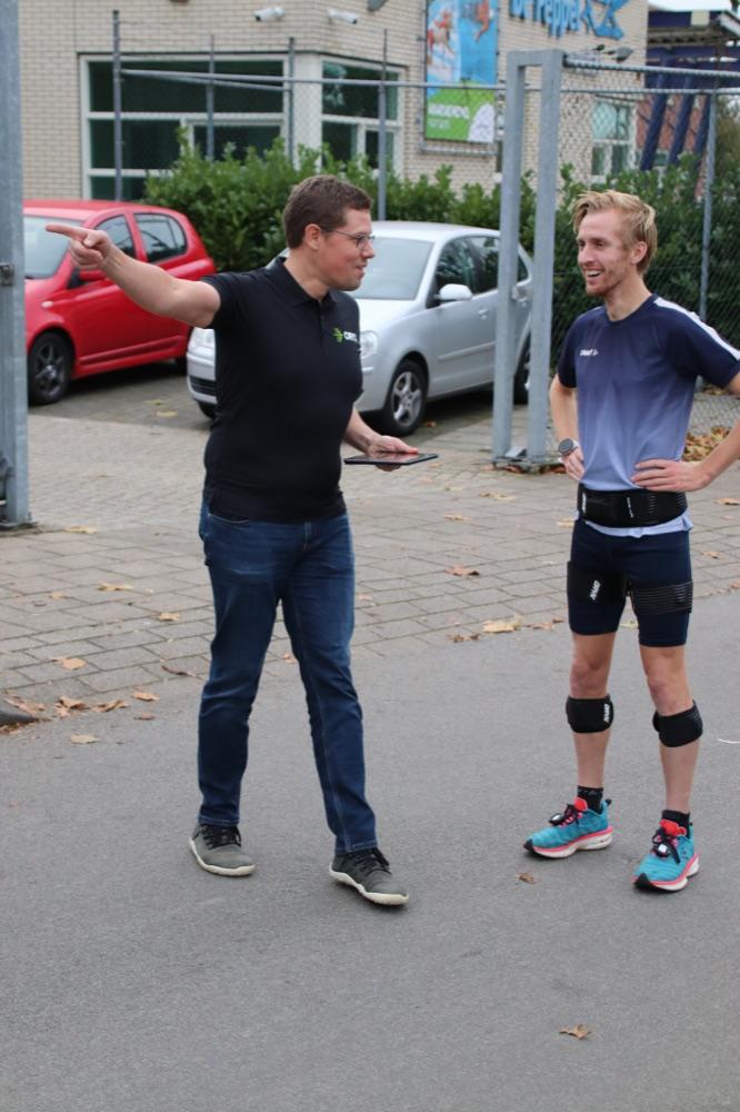 Marcel tijdens een trainingssessie